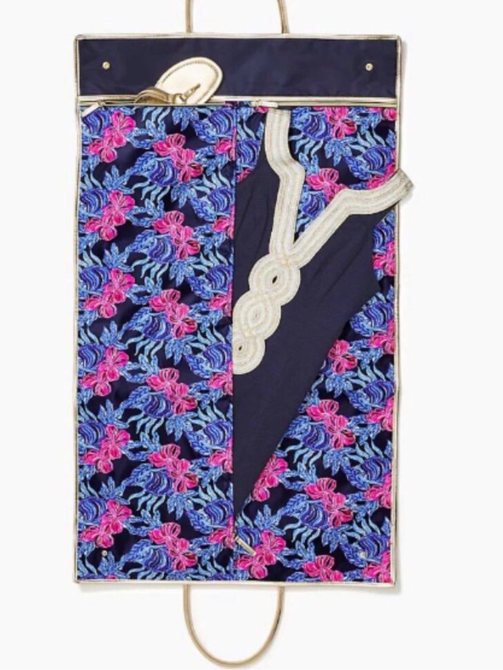 NWT Lilly Pulitzer Low Tide Navy It’s Ofishel Travel Garment Bag